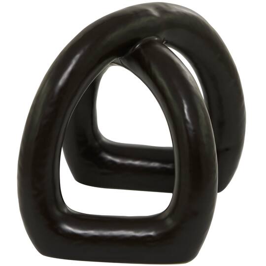 CosmoLiving by Cosmopolitan 8" Porcelain Arched Abstract Sculpture